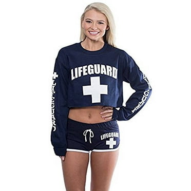 Teen & Girls LIFEGUARD Red Crew Neck Sweatshirt for Women Ladies. Teen & Girls LIFEGUARD Red Crew Neck Sweatshirt for Women Ladies.